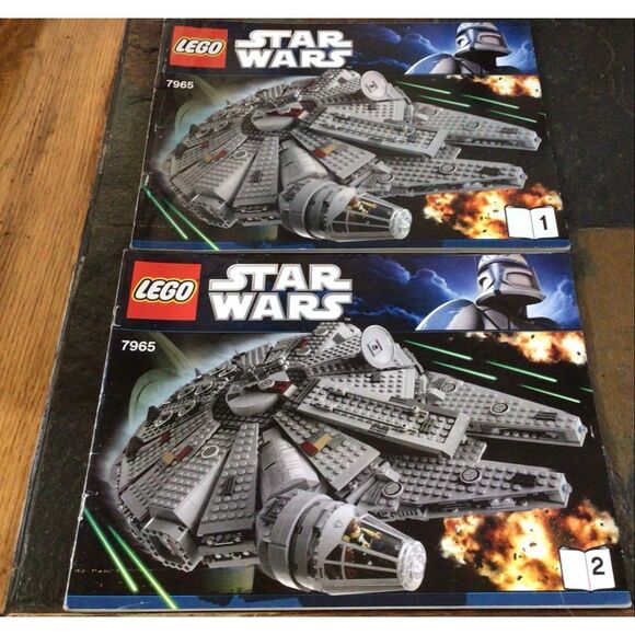 LEGO Star Wars Millennium Falcon #7965 Instruction Manual Only 1&2 (6022) - Picture 1 of 12